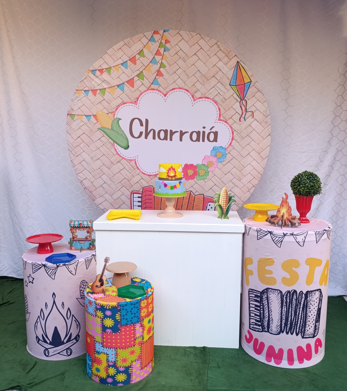 Festa Junina - Kit Comemore  - FELIZ DATA PEGUE E MONTE 