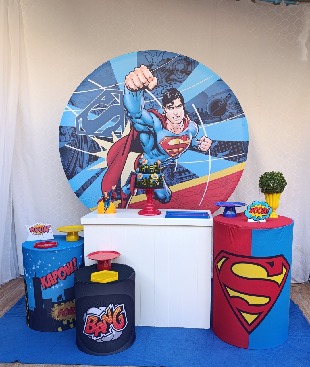 Super Men-  Kit Comemore  - FELIZ DATA PEGUE E MONTE 