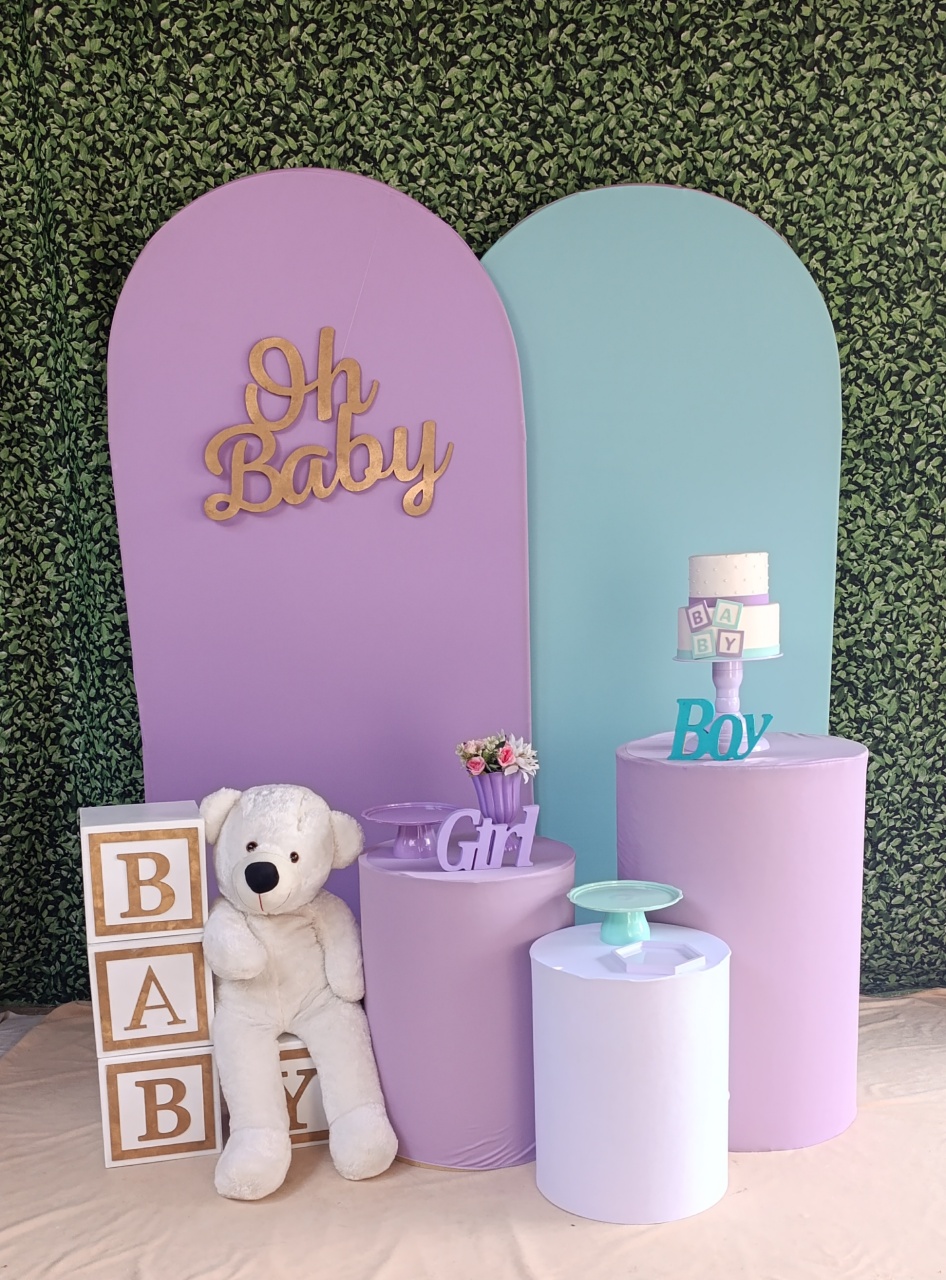 Chá Revelação+ Verde/Lilas - FELIZ DATA PEGUE E MONTE 