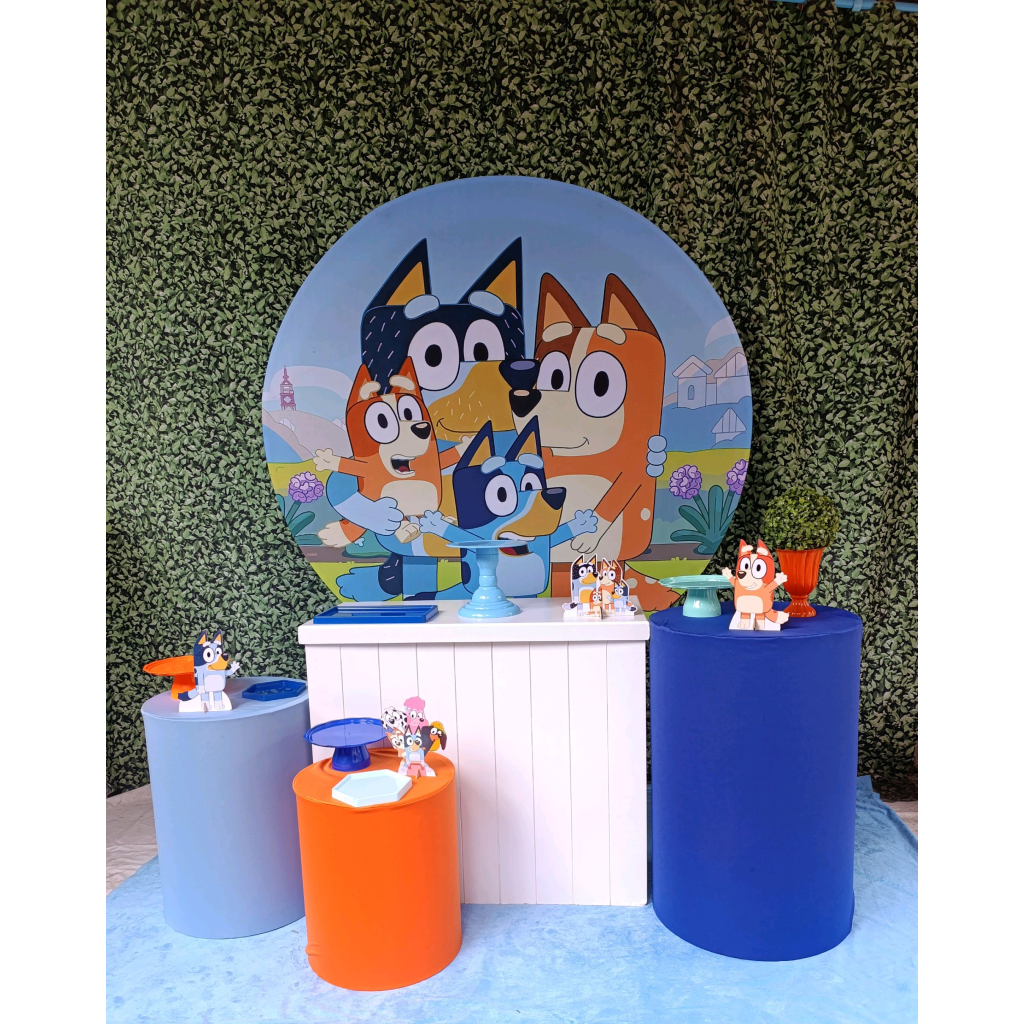 Bluey- Kit Comemore - FELIZ DATA PEGUE E MONTE 