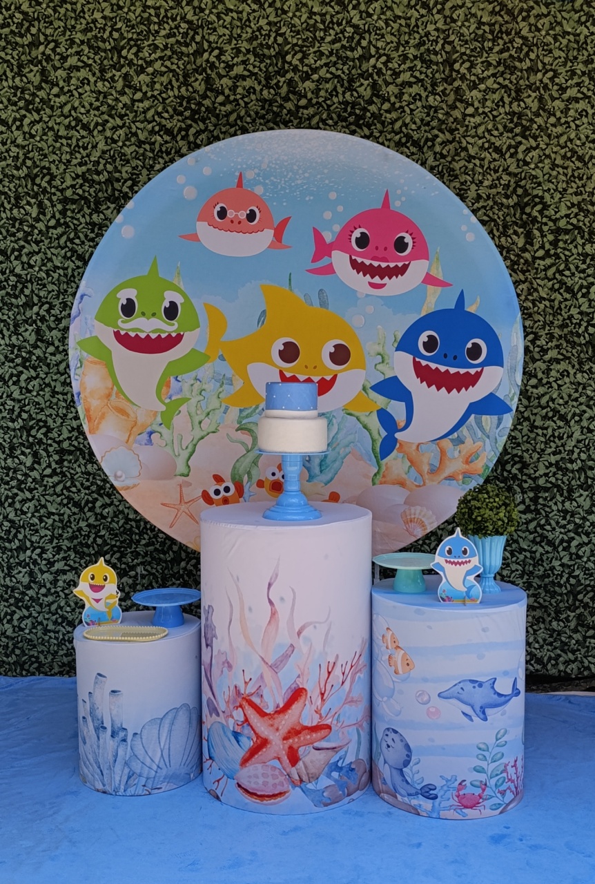 Baby Shark-Kit Celebrar  - FELIZ DATA PEGUE E MONTE 