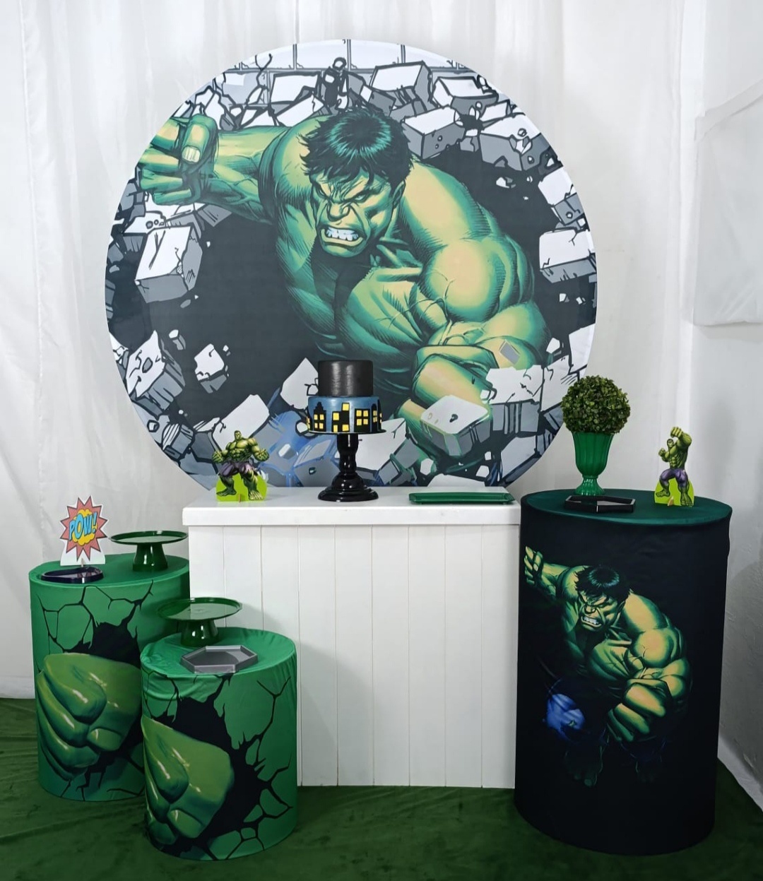 Hulk- Kit Comemore  - FELIZ DATA PEGUE E MONTE 