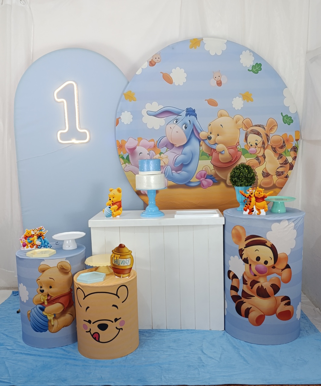 Ursinho Pooh -Kit Felicidade  - FELIZ DATA PEGUE E MONTE 