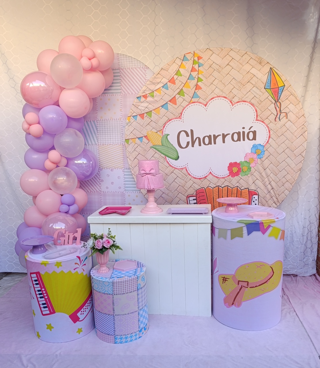 Cha de Bebê Festa Junina - FELIZ DATA PEGUE E MONTE 