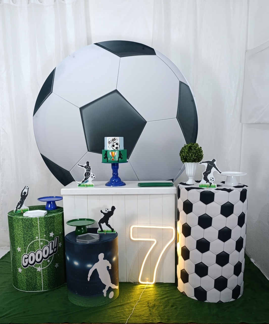 Futebol - Kit Comemore  - FELIZ DATA PEGUE E MONTE 