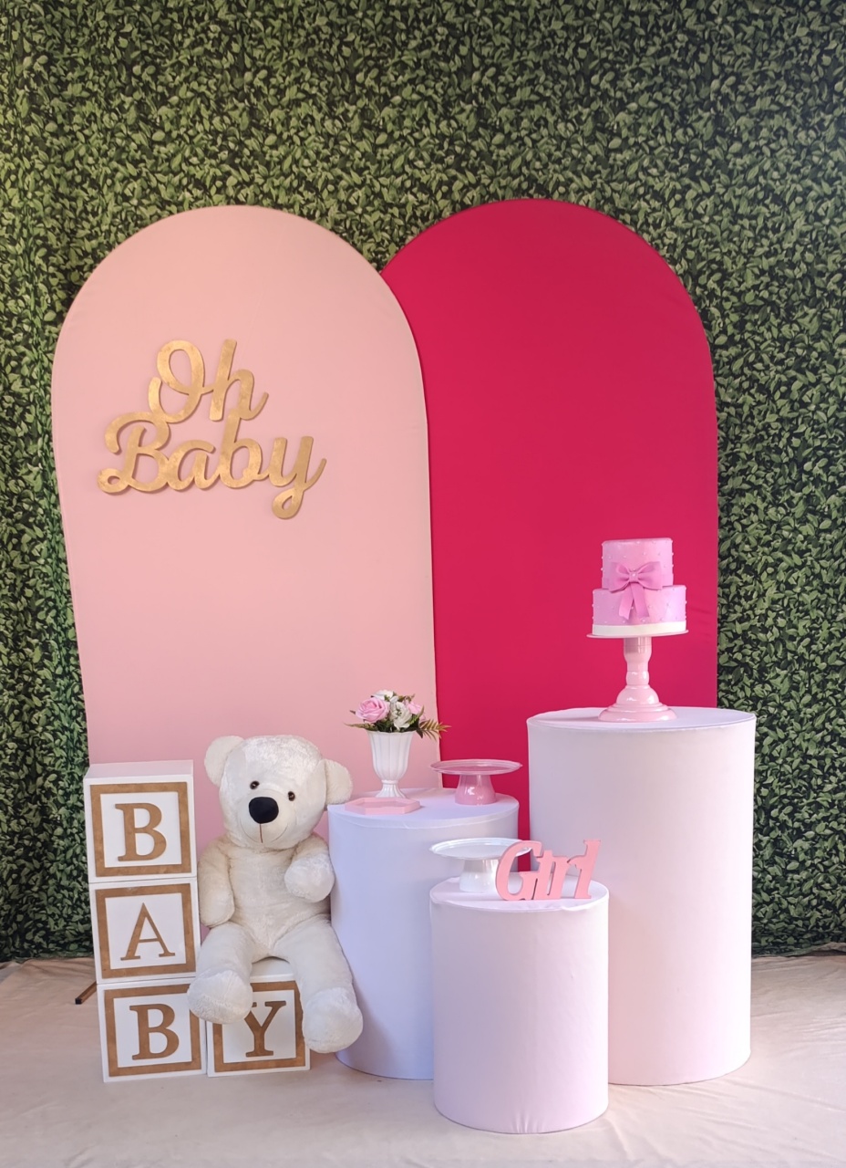 Chá de Bebê Rosa+Pink - FELIZ DATA PEGUE E MONTE 