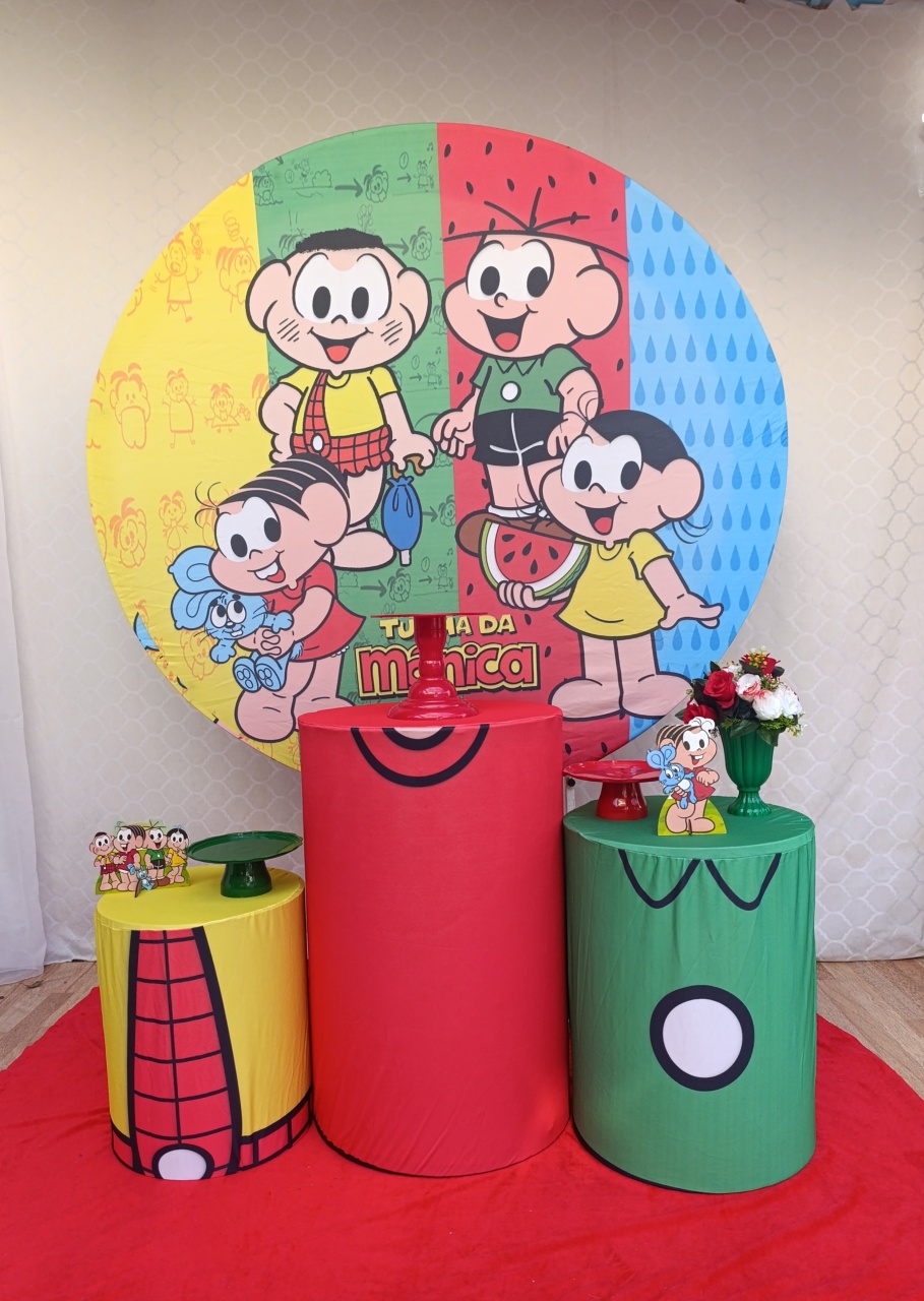 Turma da Mônica - Kit Celebrar  - FELIZ DATA PEGUE E MONTE 
