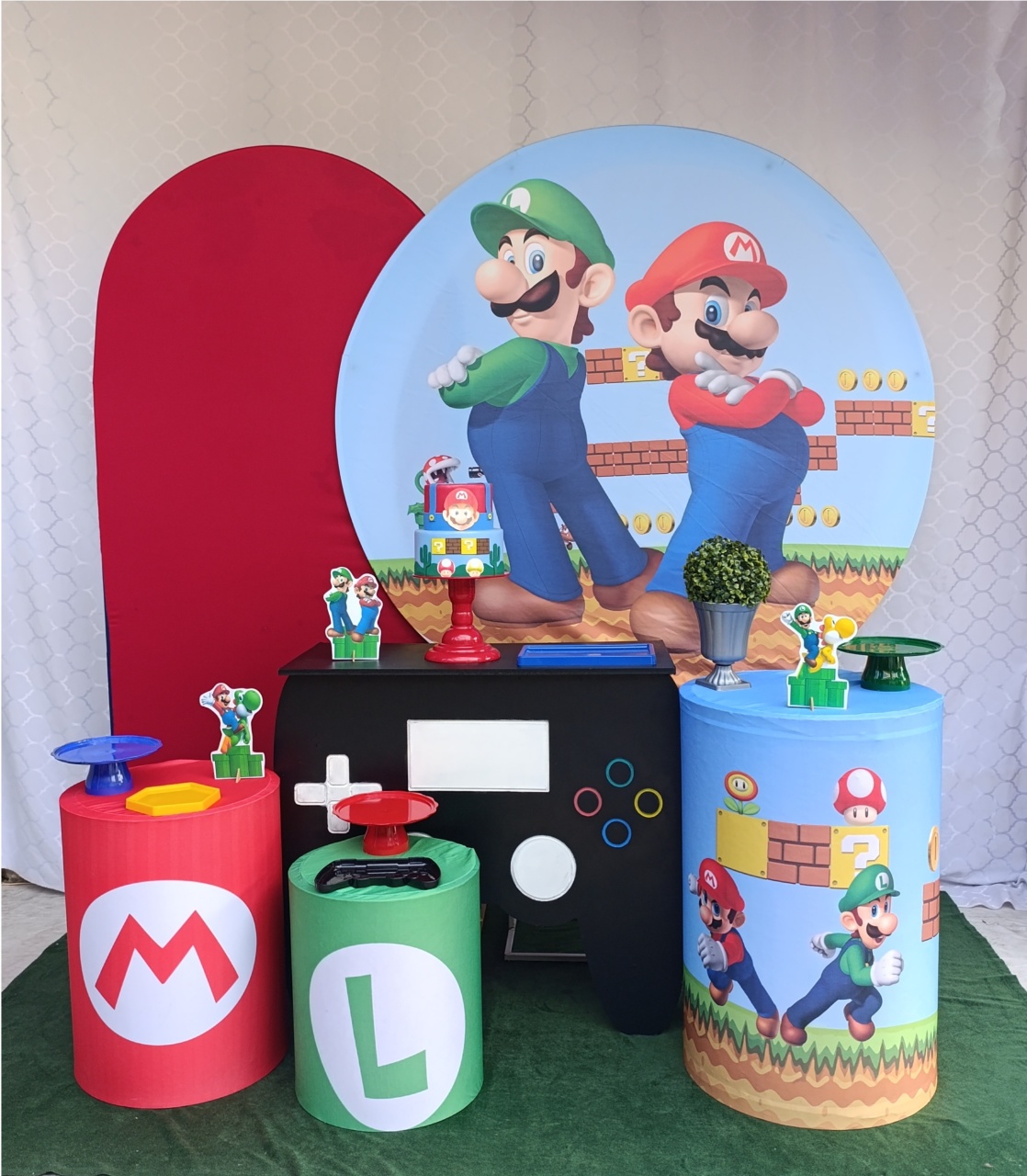 Super Mario -Kit Felicidade - FELIZ DATA PEGUE E MONTE 