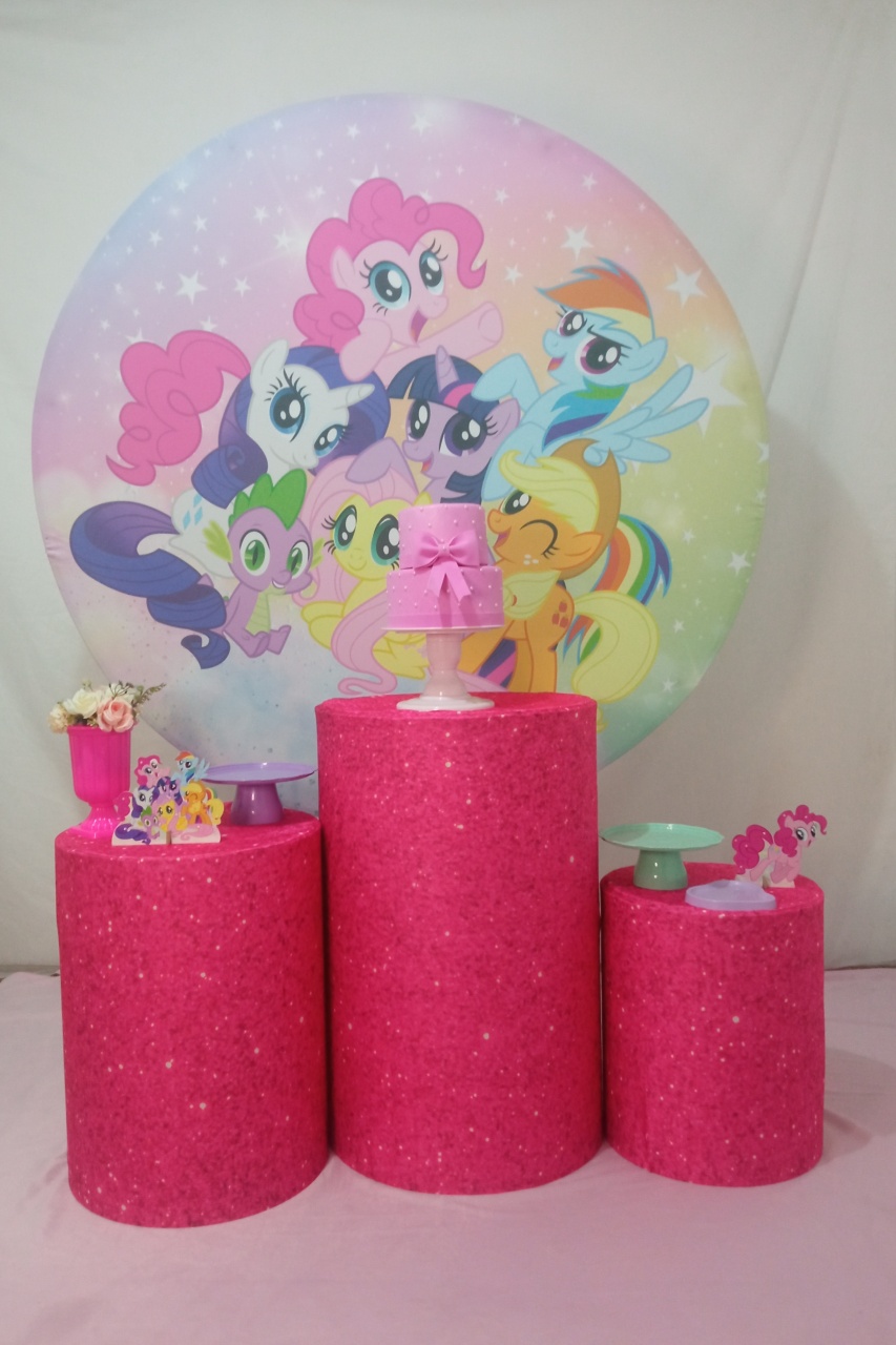 My Litle Poney- Kit Celebrar  - FELIZ DATA PEGUE E MONTE 