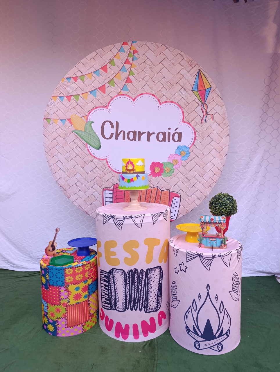 Festa Junina - Kit Celebrar  - FELIZ DATA PEGUE E MONTE 