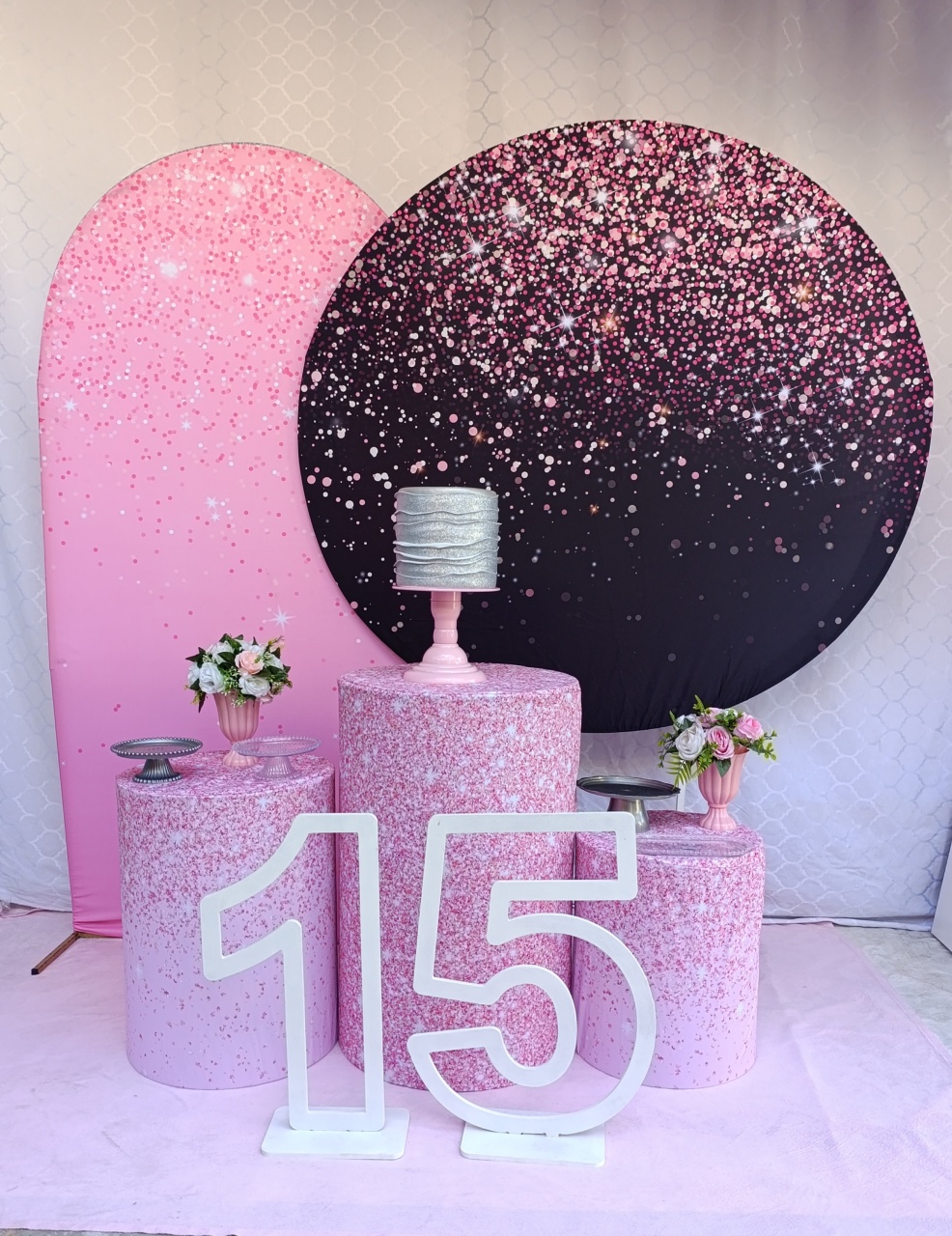 Pink /Preto - FELIZ DATA PEGUE E MONTE 