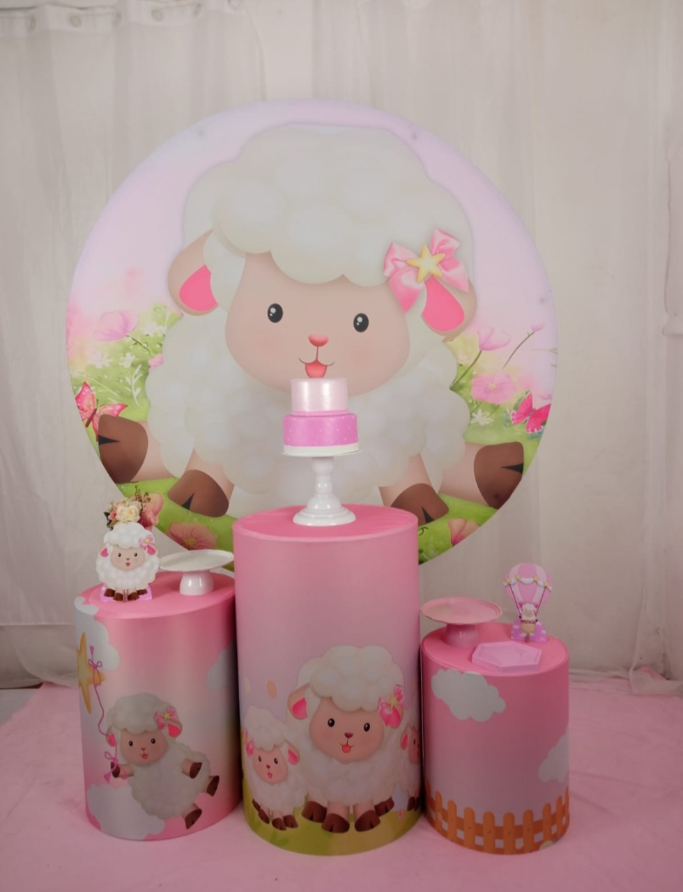 Ovelhinha -Kit Celebrar  - FELIZ DATA PEGUE E MONTE 