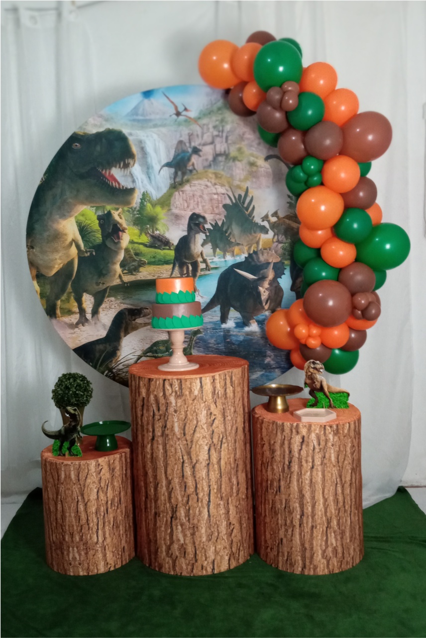 Dinossauro - Kit Celebrar  - FELIZ DATA PEGUE E MONTE 