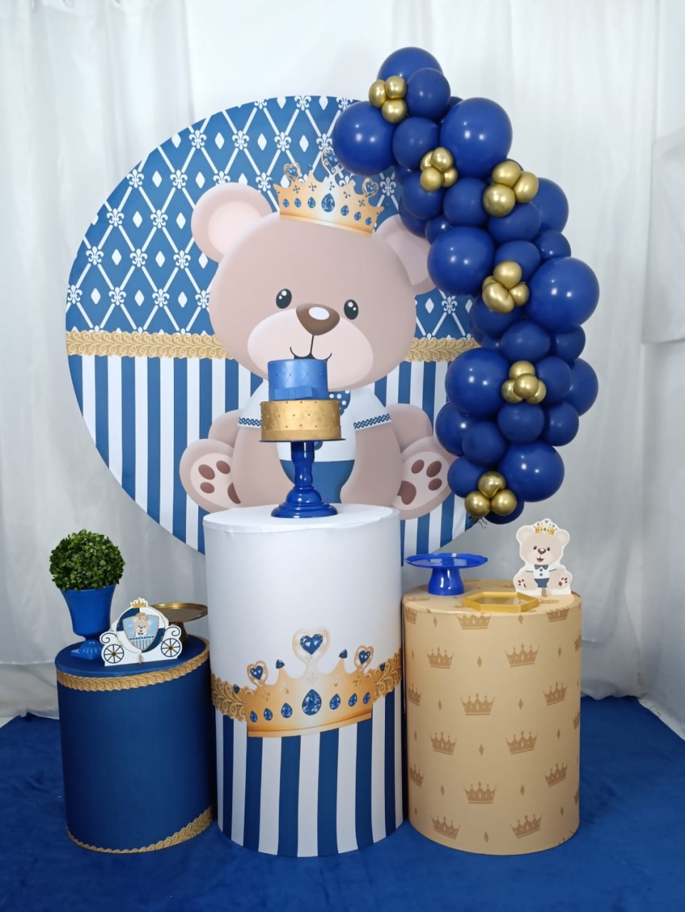 Urso Realeza - Kit Celebrar  - FELIZ DATA PEGUE E MONTE 