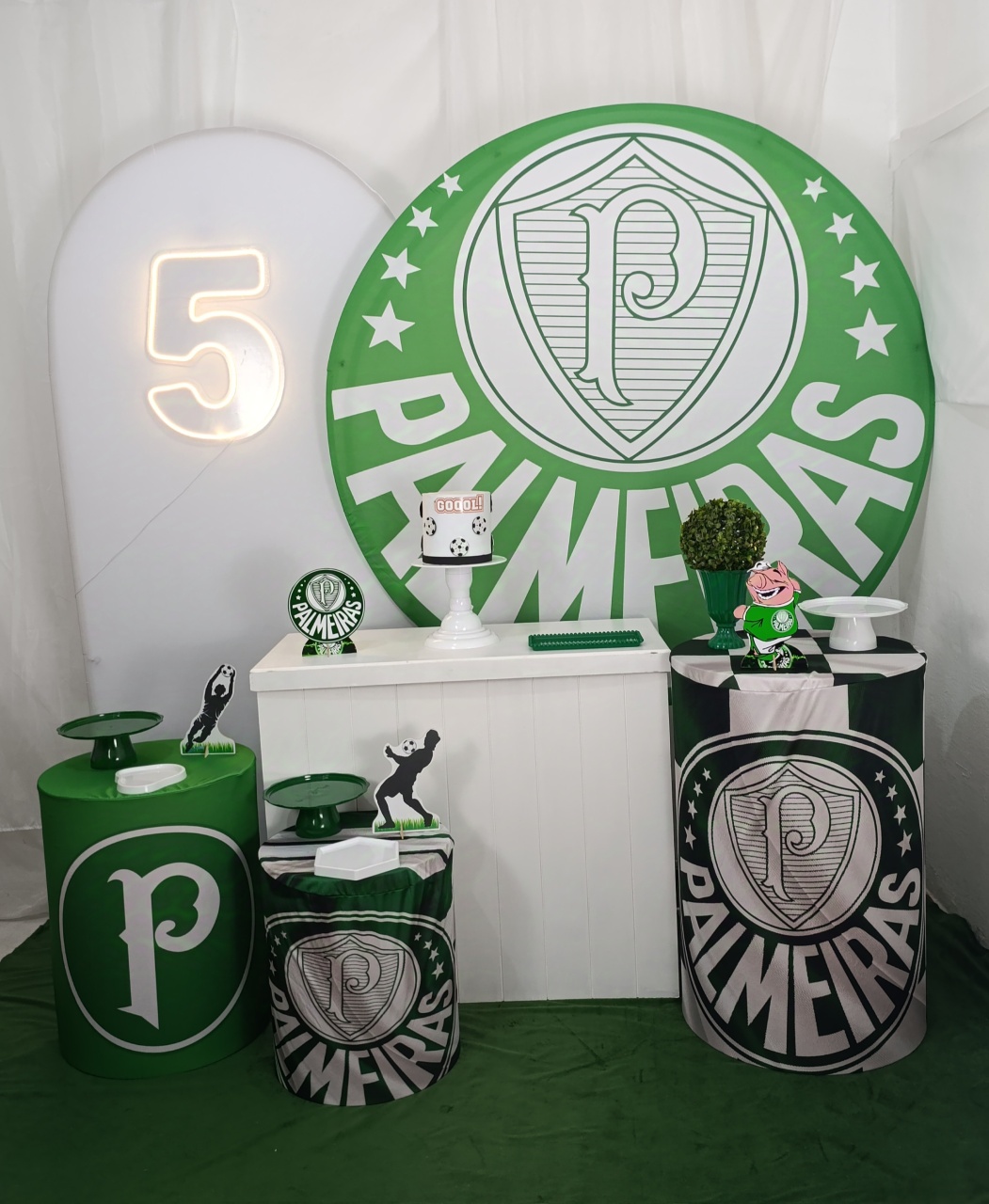 Palmeiras - Kit Felicidade  - FELIZ DATA PEGUE E MONTE 