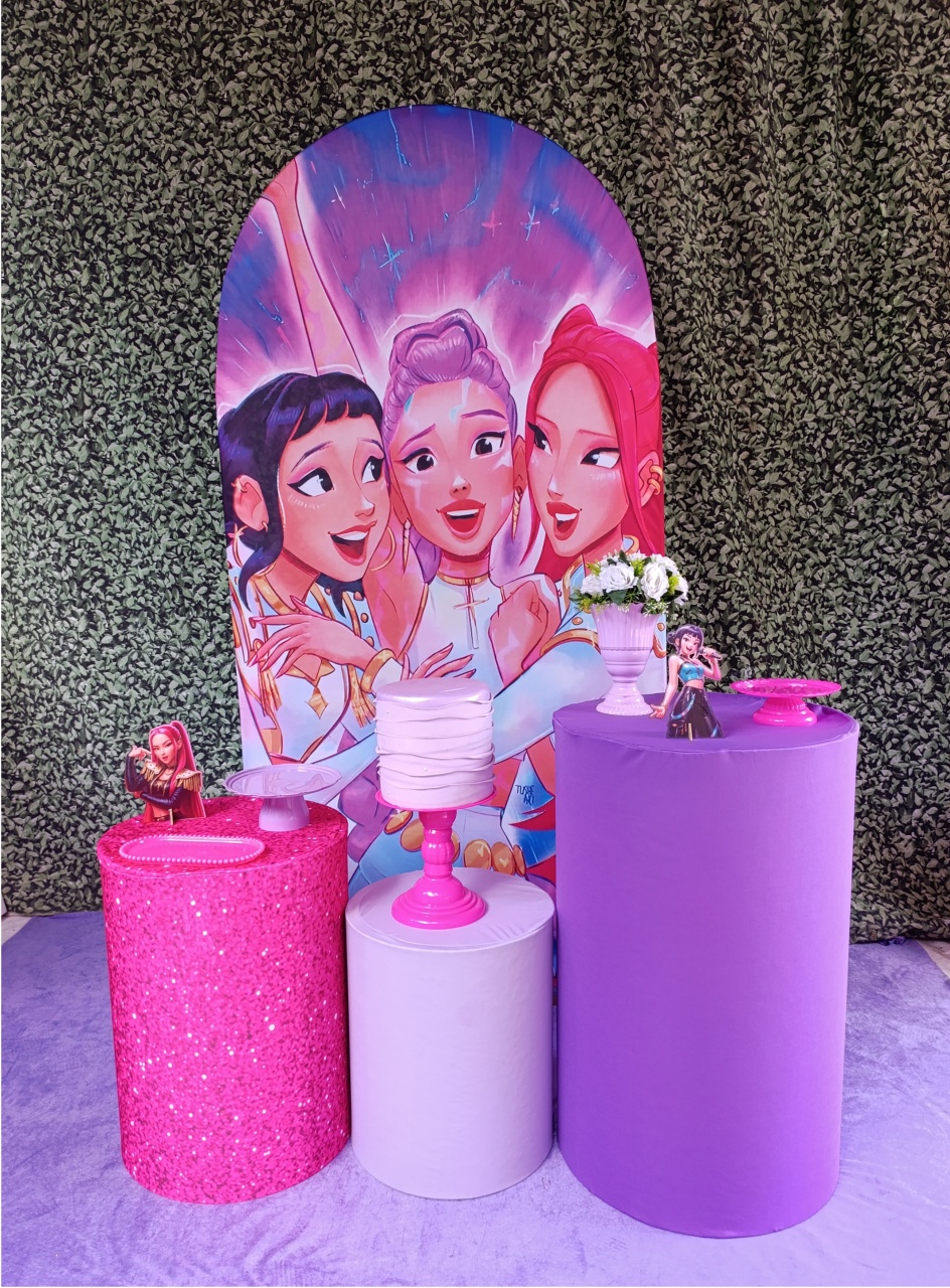 Guerreiras Do Kpop -Kit Celebrar - FELIZ DATA PEGUE E MONTE 