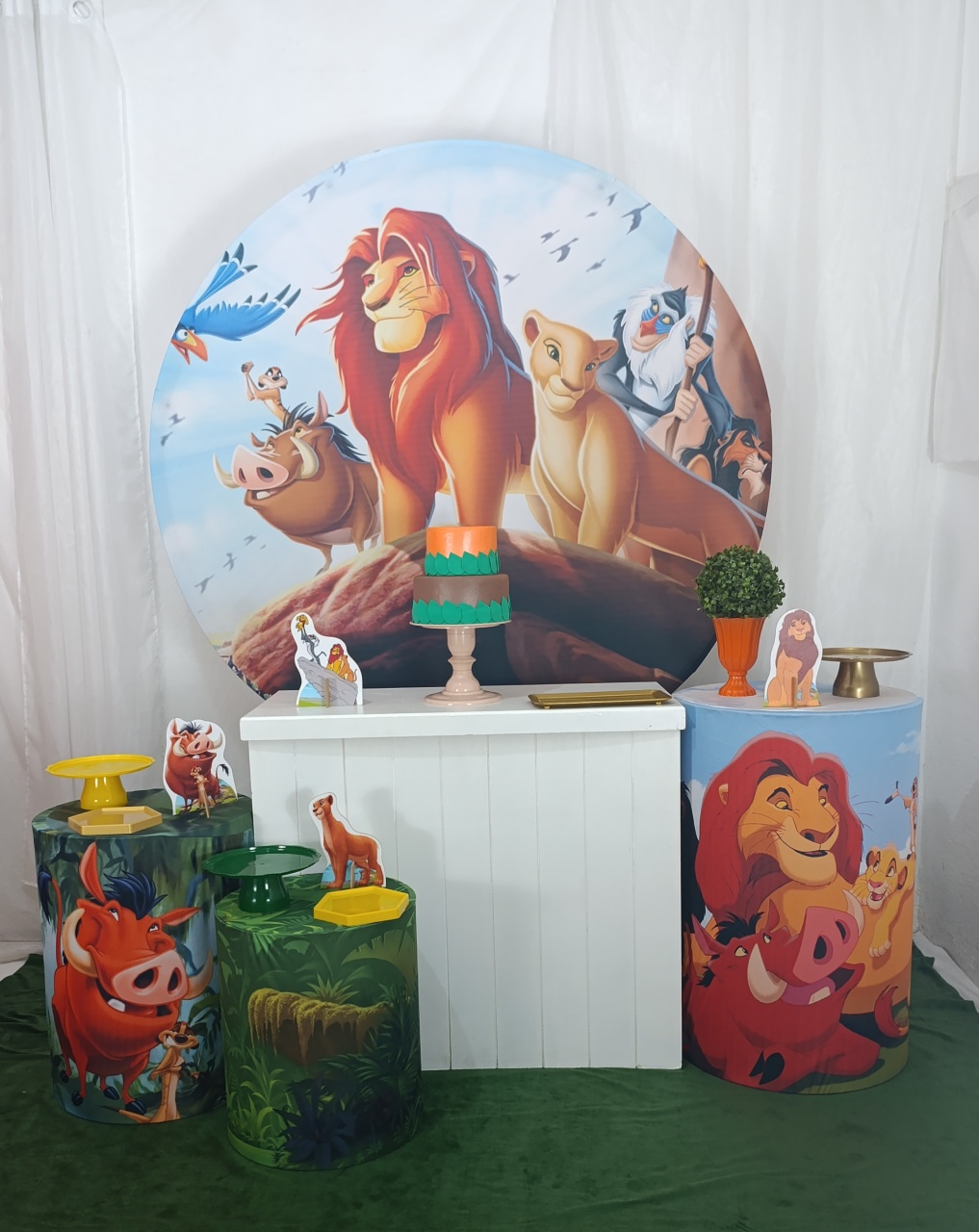 Rei Leão - Kit Comemore  - FELIZ DATA PEGUE E MONTE 