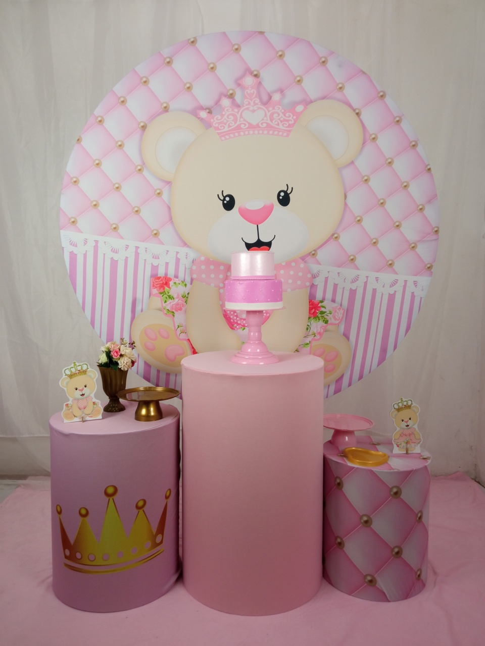 Ursa Realeza - Kit Celebrar  - FELIZ DATA PEGUE E MONTE 