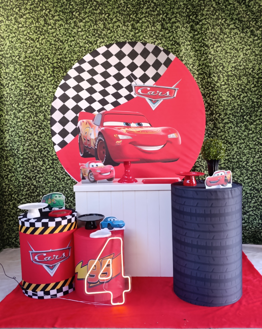 Carros -  Kit Comemore - FELIZ DATA PEGUE E MONTE 