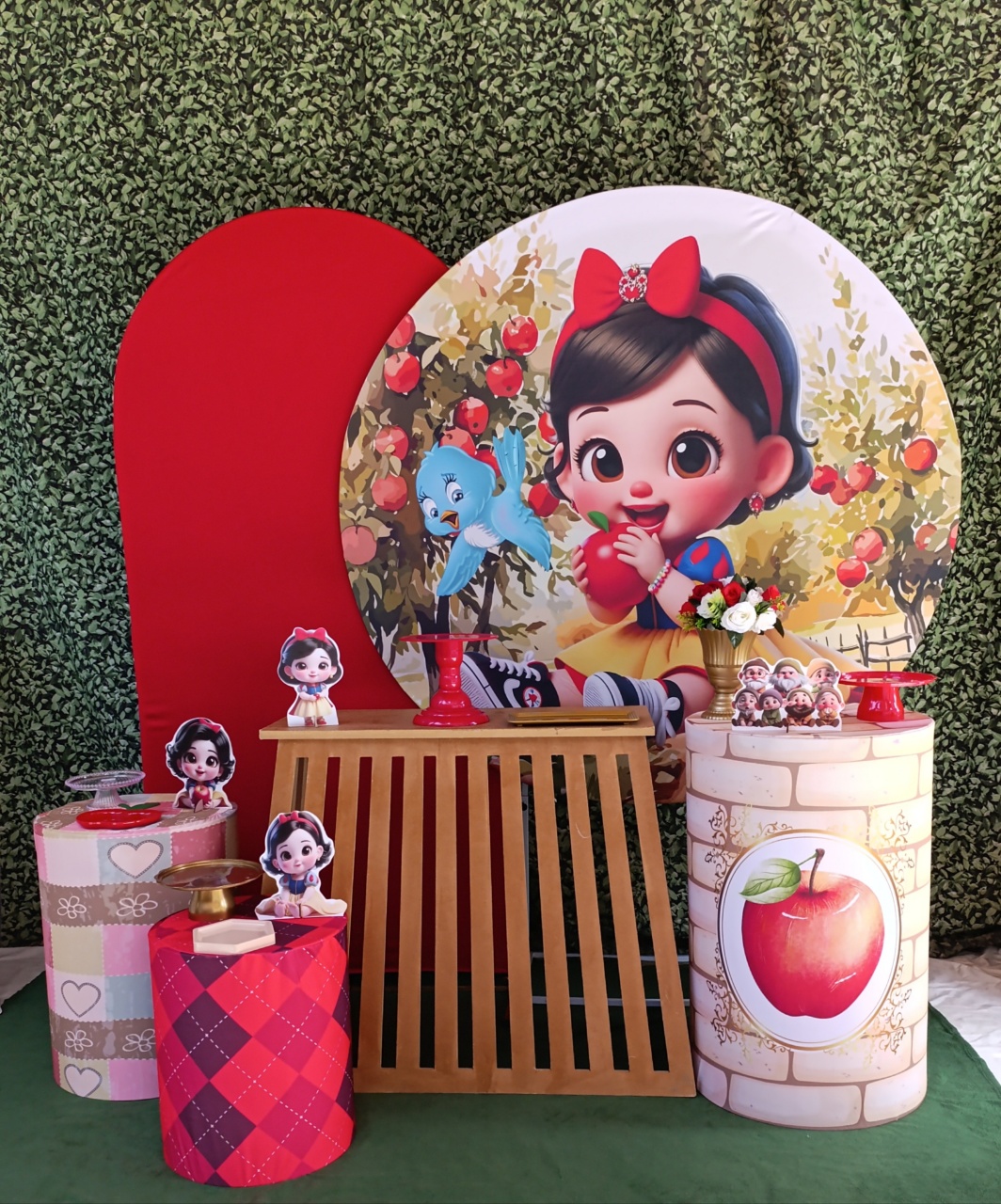 Branca de Neve Baby -Kit Felicidade  - FELIZ DATA PEGUE E MONTE 
