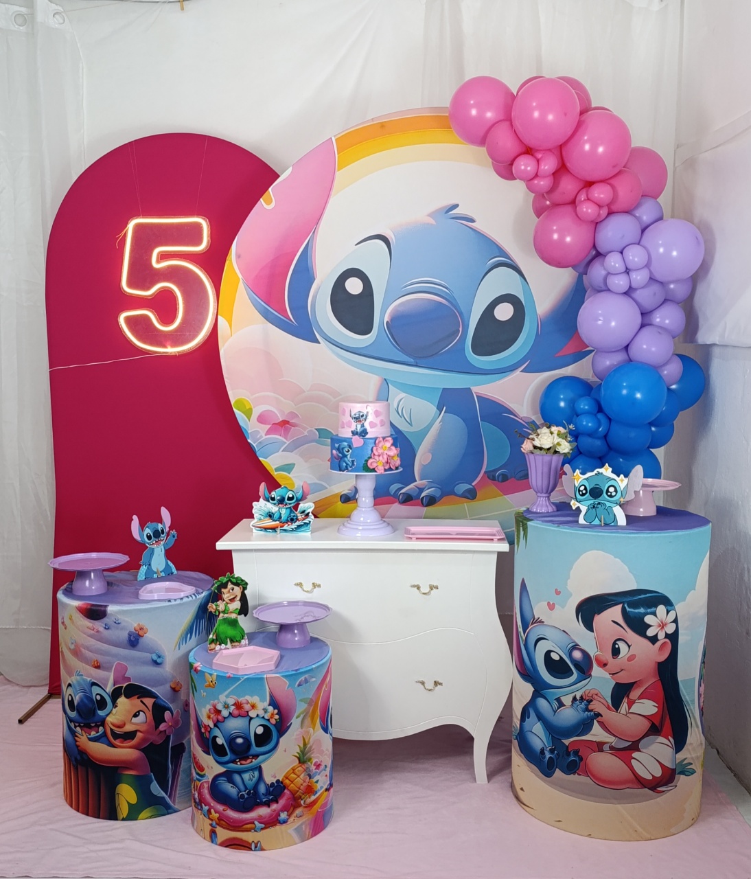 Stitch -Kit Felicidade  - FELIZ DATA PEGUE E MONTE 