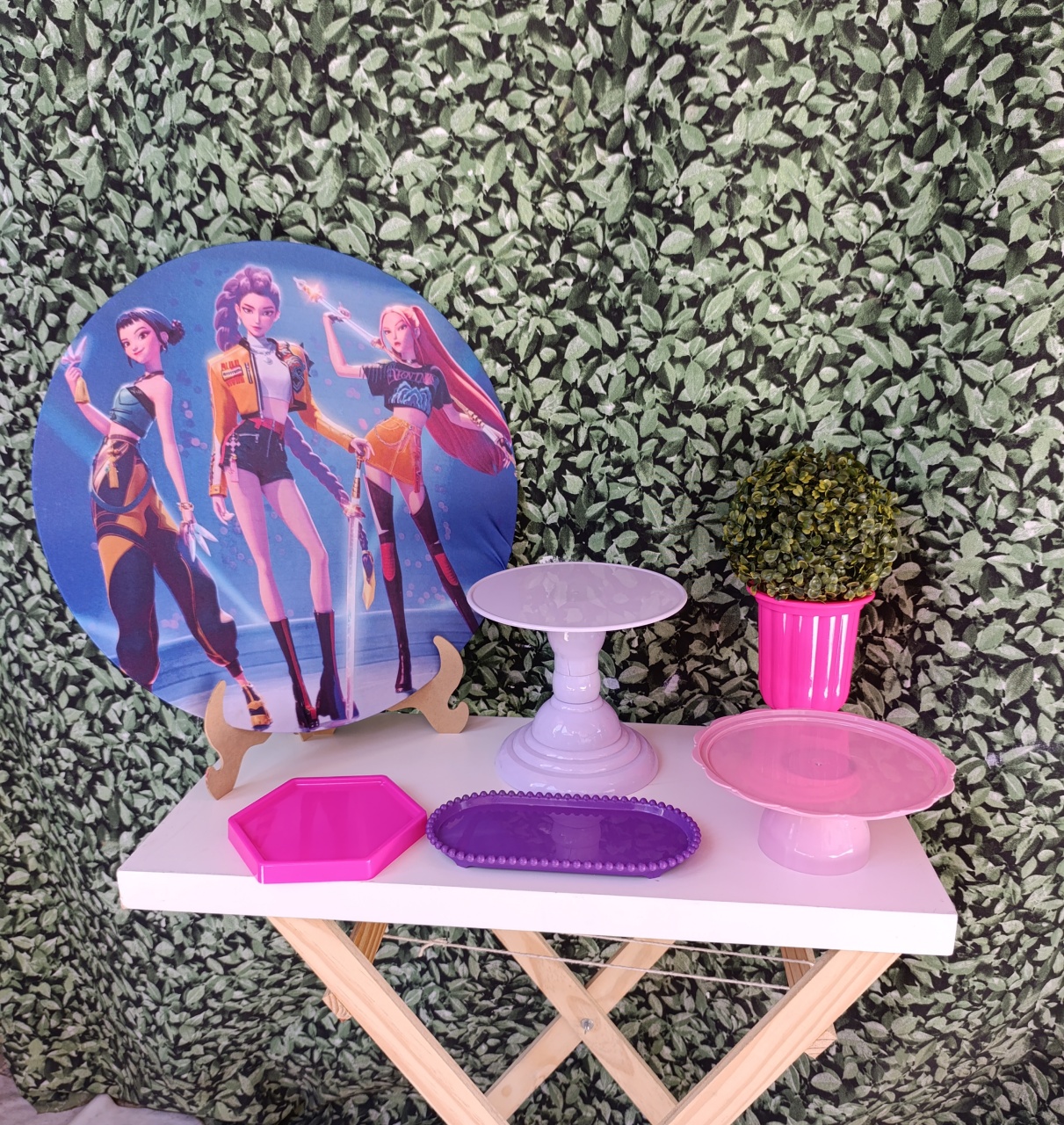 Guerreiras Do Kpop - Kit Mesa - FELIZ DATA PEGUE E MONTE 