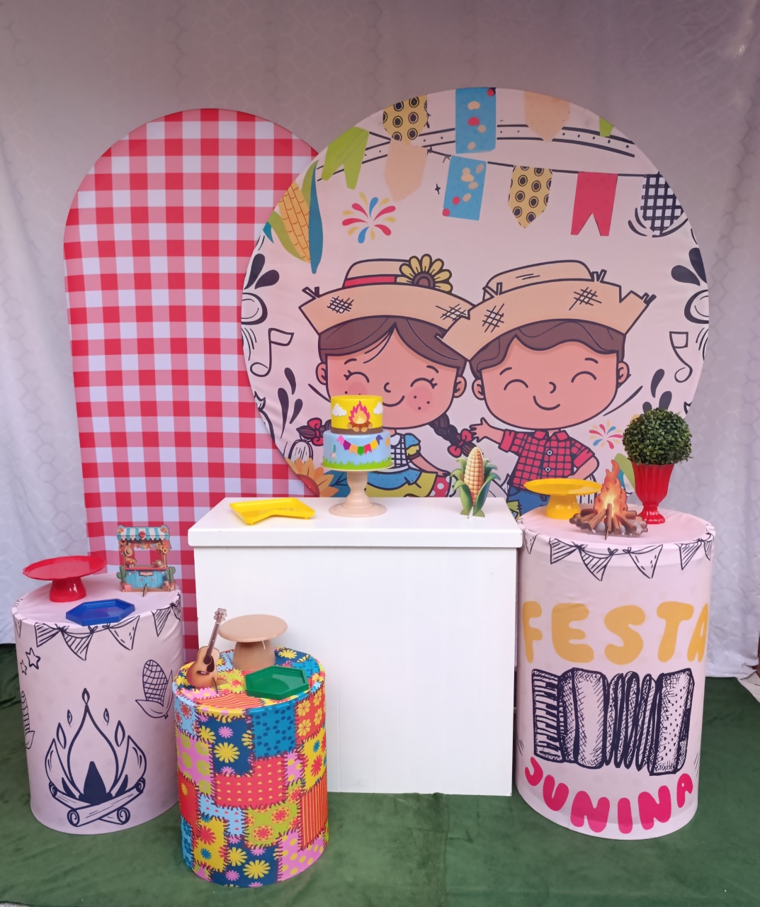 Festa Junina - Kit Felicidade - FELIZ DATA PEGUE E MONTE 