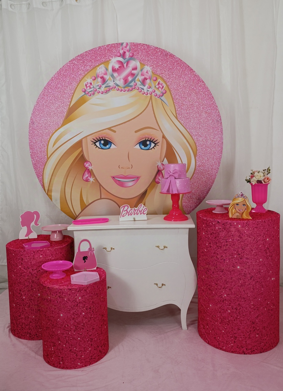 Barbie - Kit Comemore  - FELIZ DATA PEGUE E MONTE 