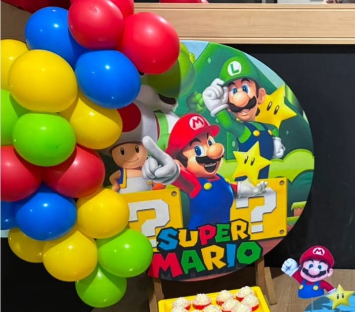 Mini Kit- Mario Bross - FELIZ DATA PEGUE E MONTE 