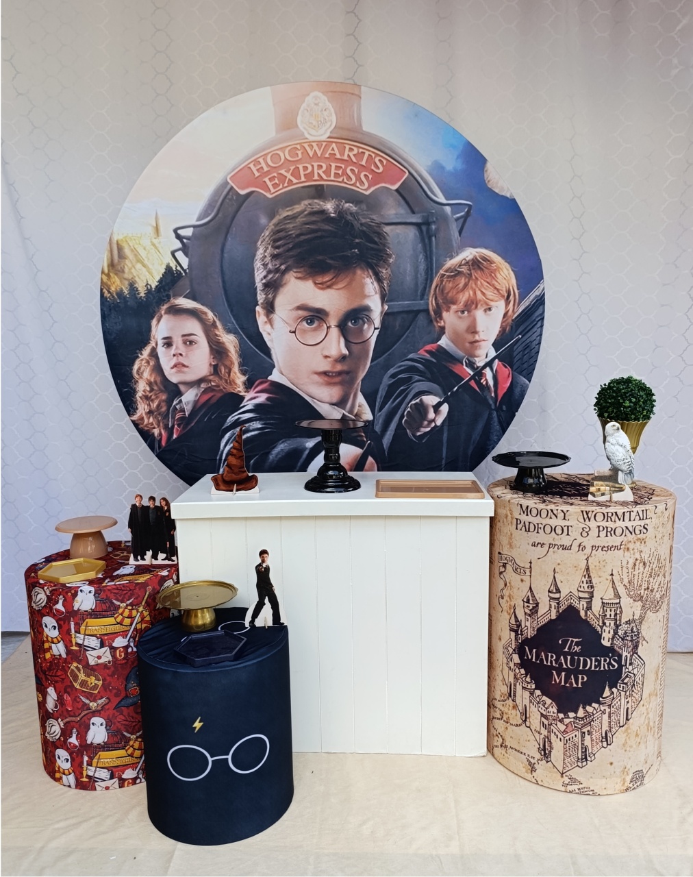 Harry Potter - Kit Comemore - FELIZ DATA PEGUE E MONTE 