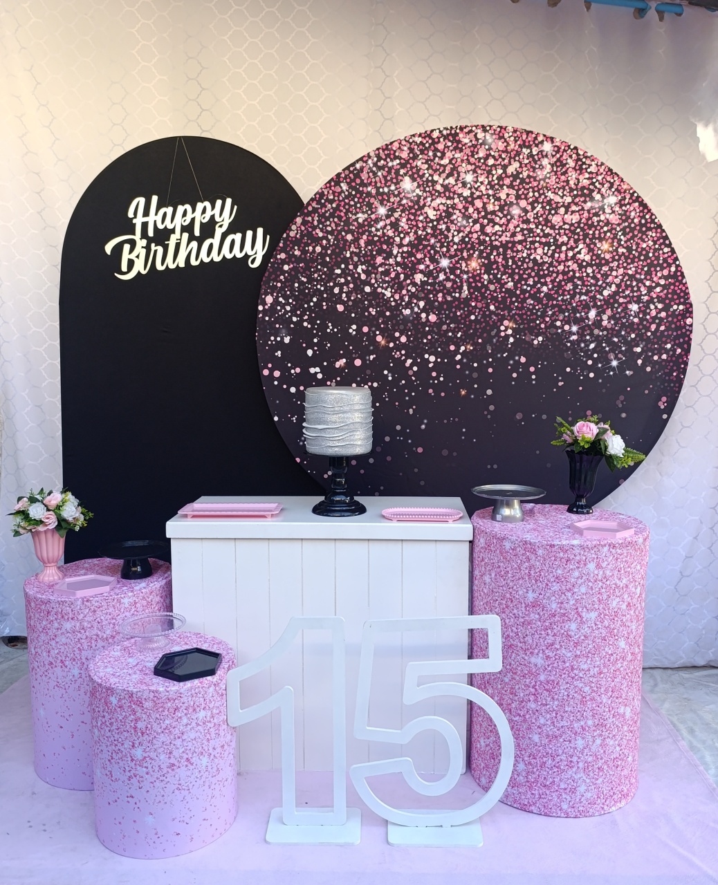 Pink/Preto - FELIZ DATA PEGUE E MONTE 