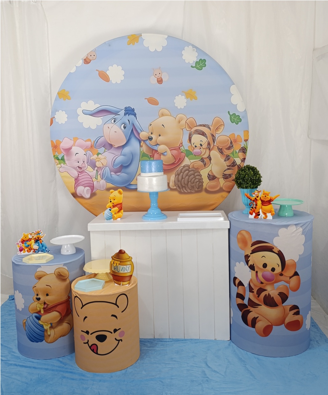 Ursinho Pooh -Kit Comemore  - FELIZ DATA PEGUE E MONTE 
