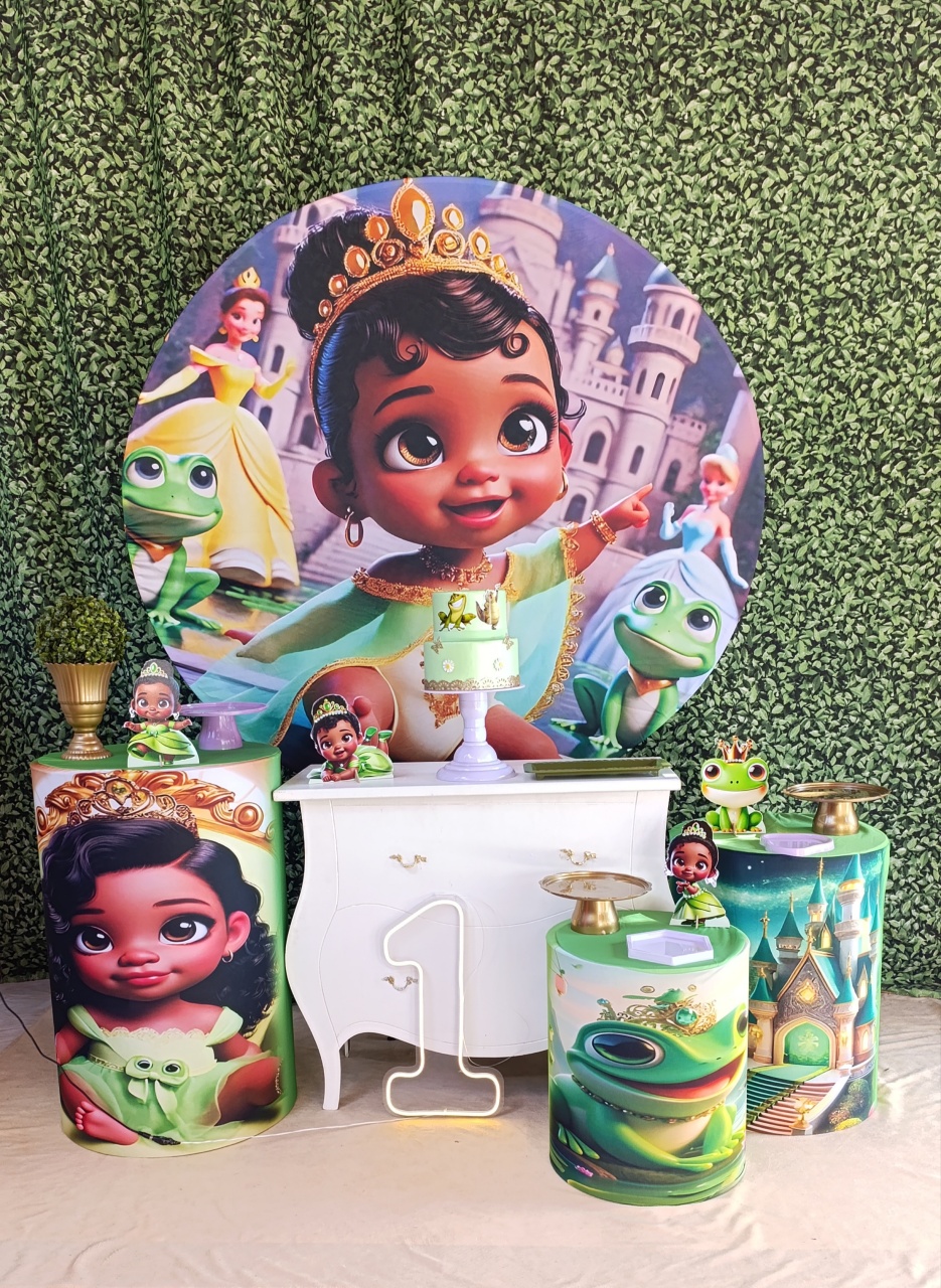 Tiana Baby- Kit Comemore  - FELIZ DATA PEGUE E MONTE 