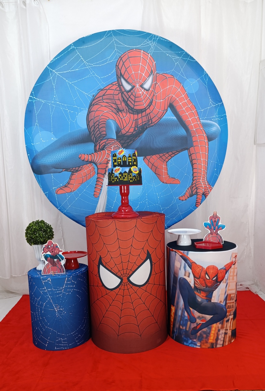 Homem Aranha - Kit Celebrar  - FELIZ DATA PEGUE E MONTE 