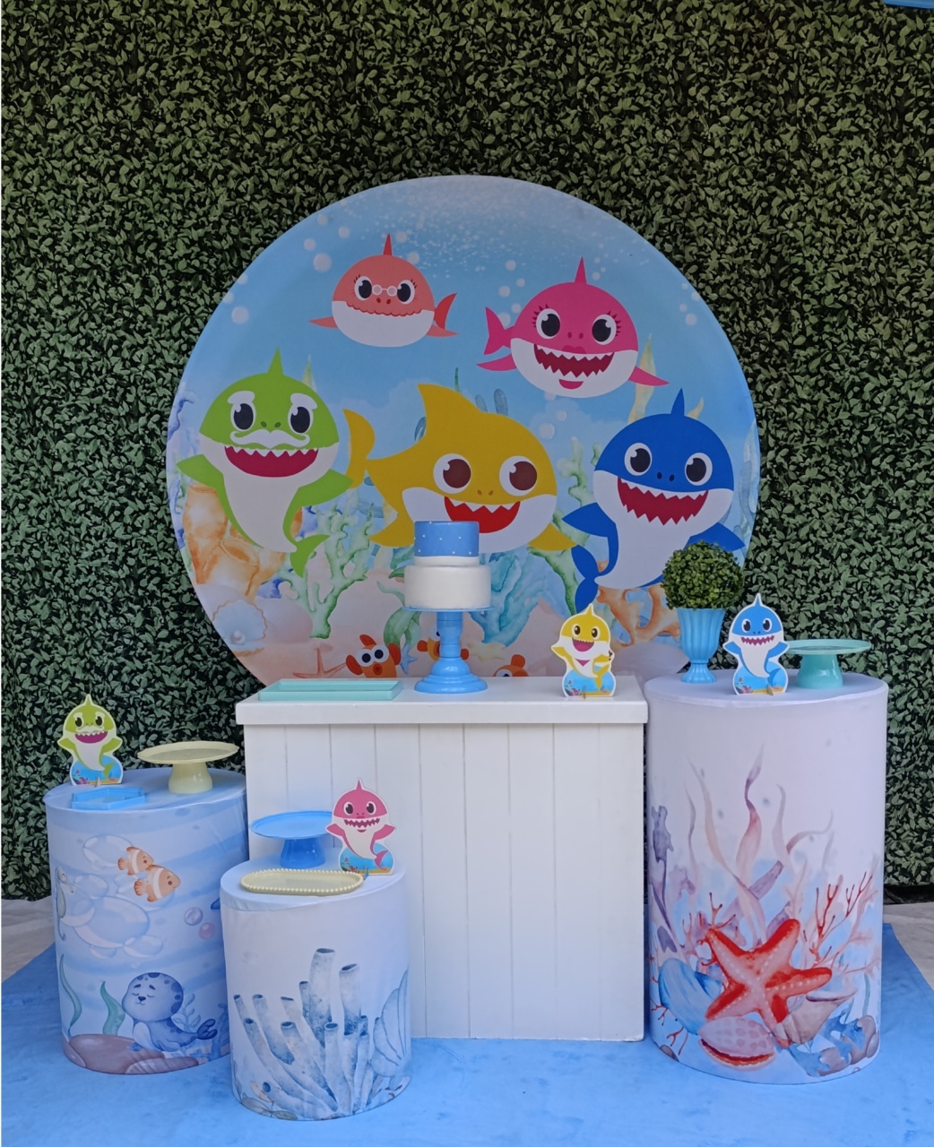 Baby Shark-Kit Comemore - FELIZ DATA PEGUE E MONTE 