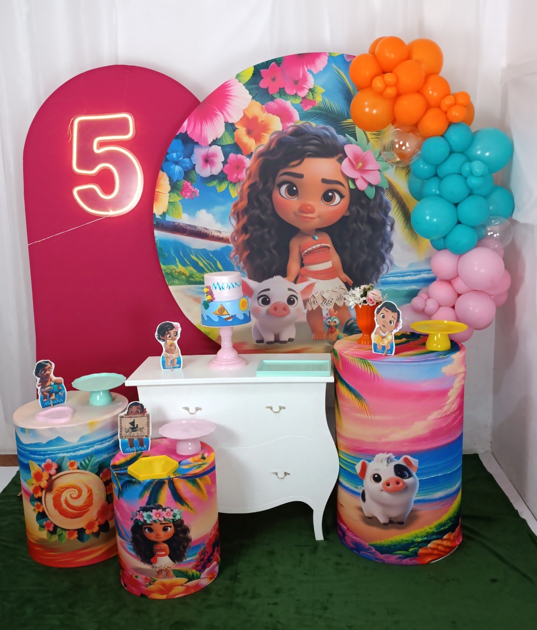 Moana 2 Kit Felicidade  - FELIZ DATA PEGUE E MONTE 