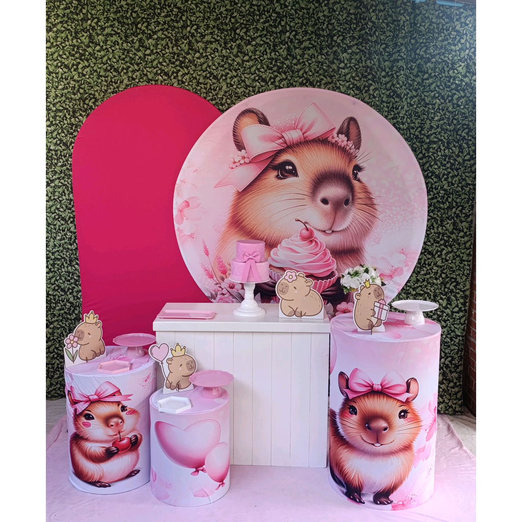 Capivara Kit Felicidade - FELIZ DATA PEGUE E MONTE 