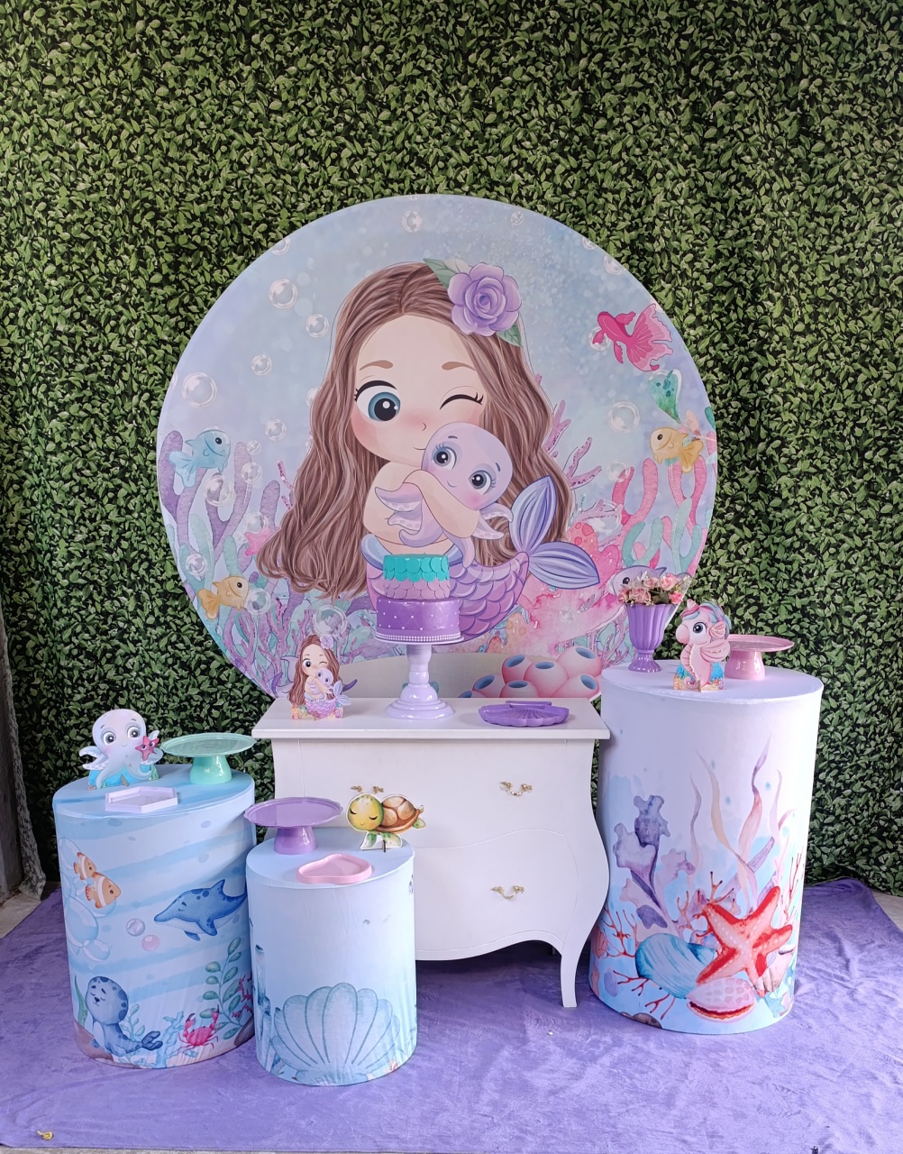 Sereia Cute-  Kit Comemore - FELIZ DATA PEGUE E MONTE 