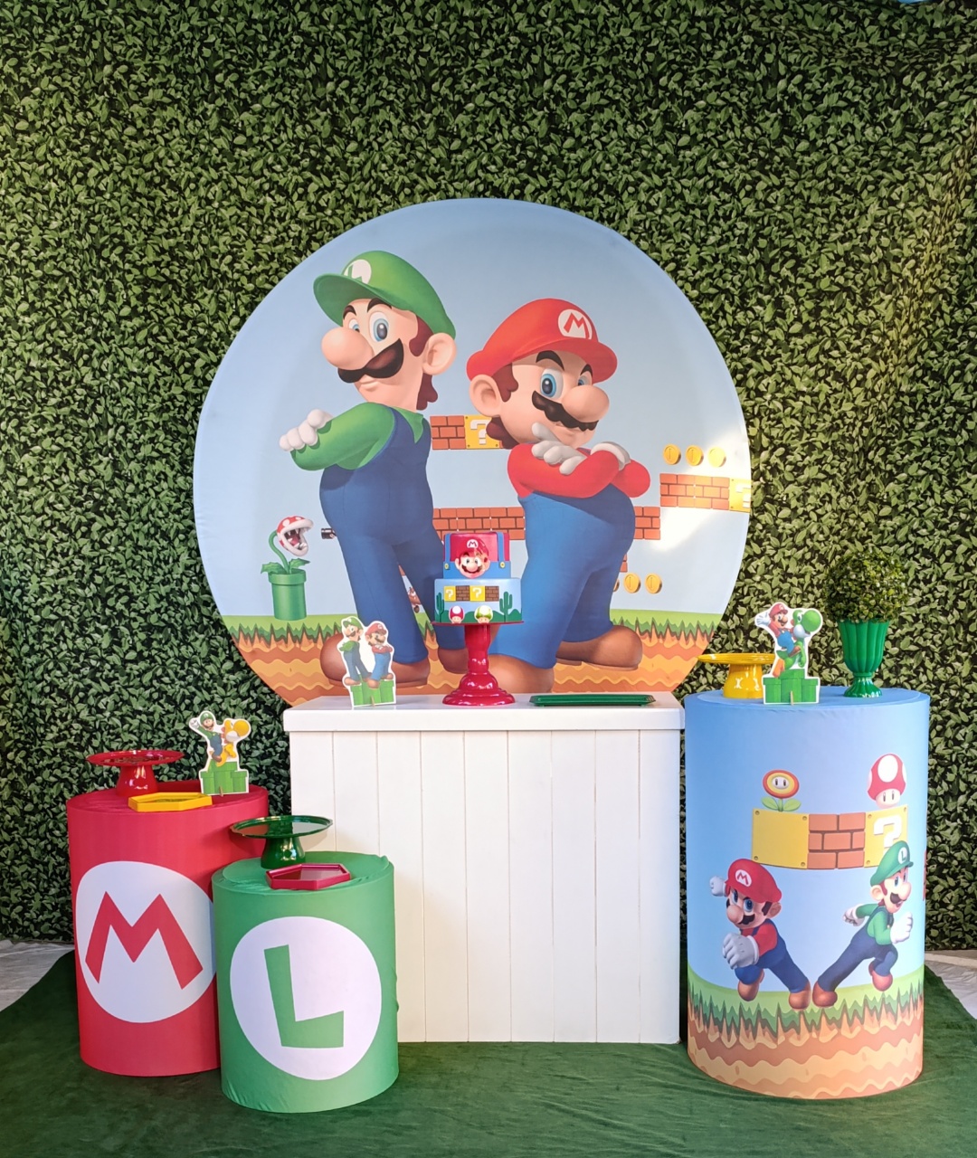 Super Mario - Kit Comemore  - FELIZ DATA PEGUE E MONTE 