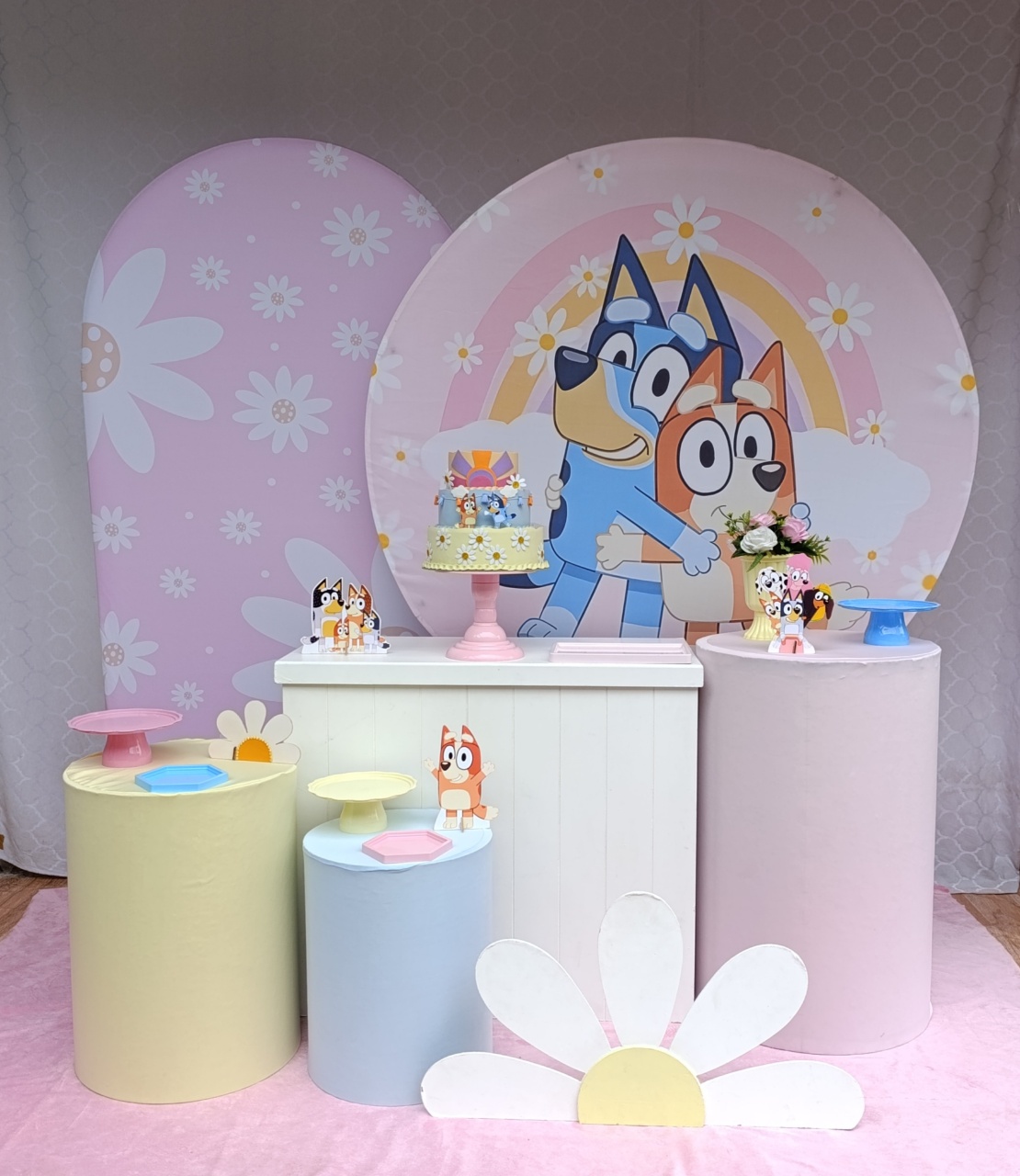 Bluey Menina 2 -Kit Felicidade (Cópia 1) - FELIZ DATA PEGUE E MONTE 