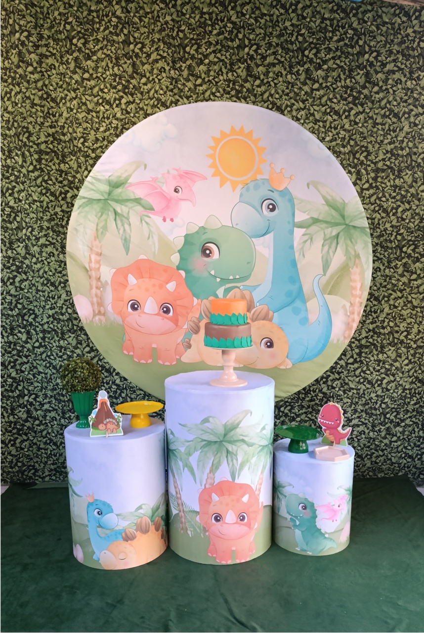 Dino Baby - Kit Celebrar - FELIZ DATA PEGUE E MONTE 