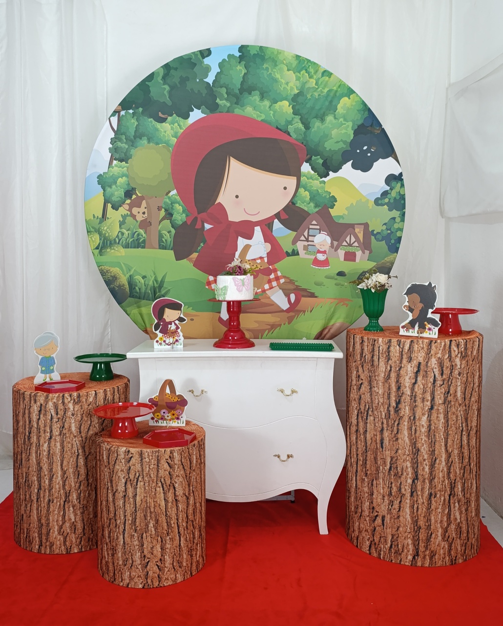 Chapeuzinho Vermelho - Kit Comemore  - FELIZ DATA PEGUE E MONTE 
