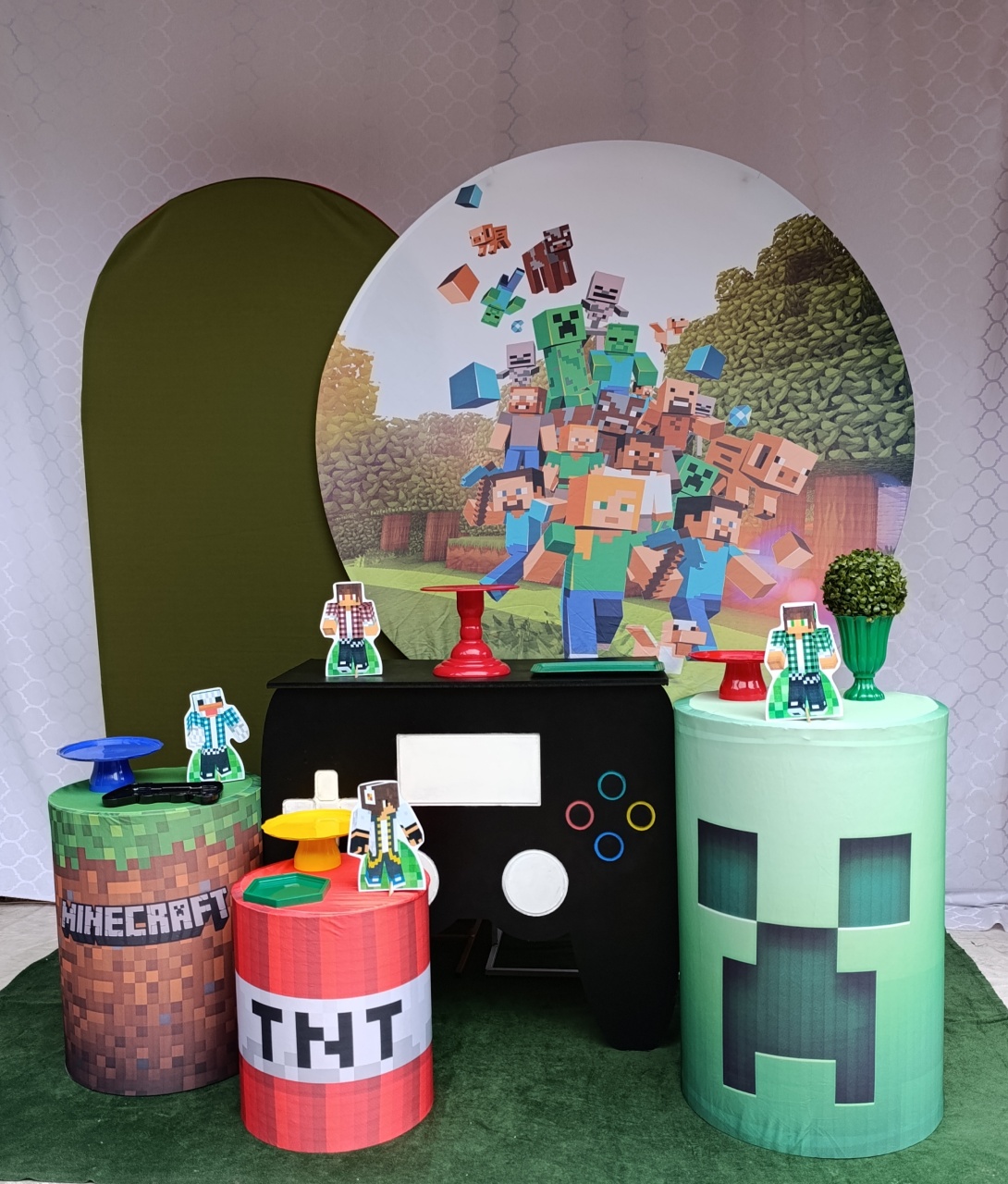 Minecraft - Kit Felicidade - FELIZ DATA PEGUE E MONTE 