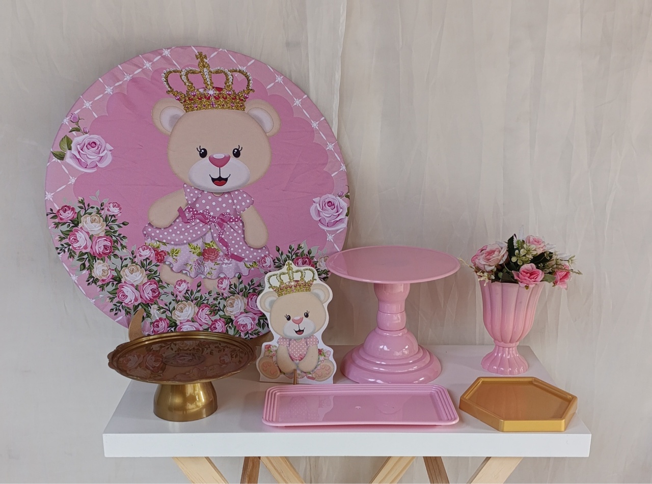 Mini Kit- Ursa Realeza - FELIZ DATA PEGUE E MONTE 