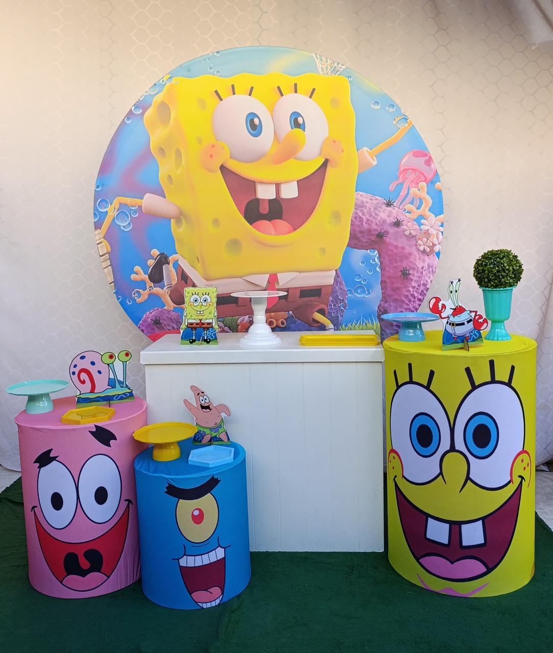 Bob Esponja Kit Comemore - FELIZ DATA PEGUE E MONTE 