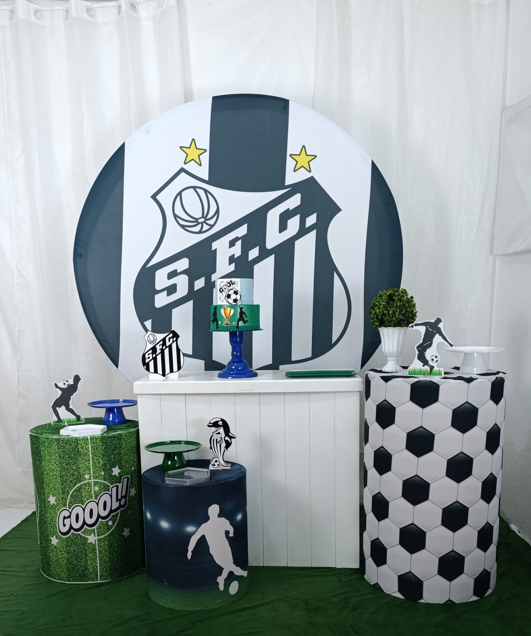 Santos - Kit Comemore  - FELIZ DATA PEGUE E MONTE 