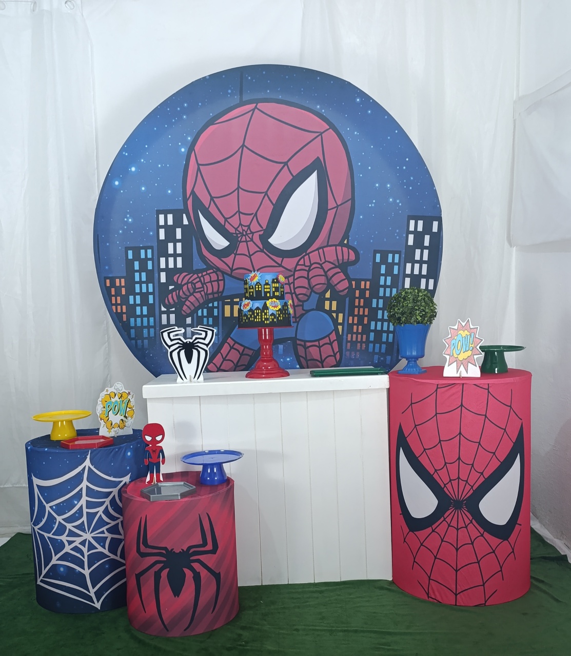 Homem Aranha Baby - Kit Comemore  - FELIZ DATA PEGUE E MONTE 