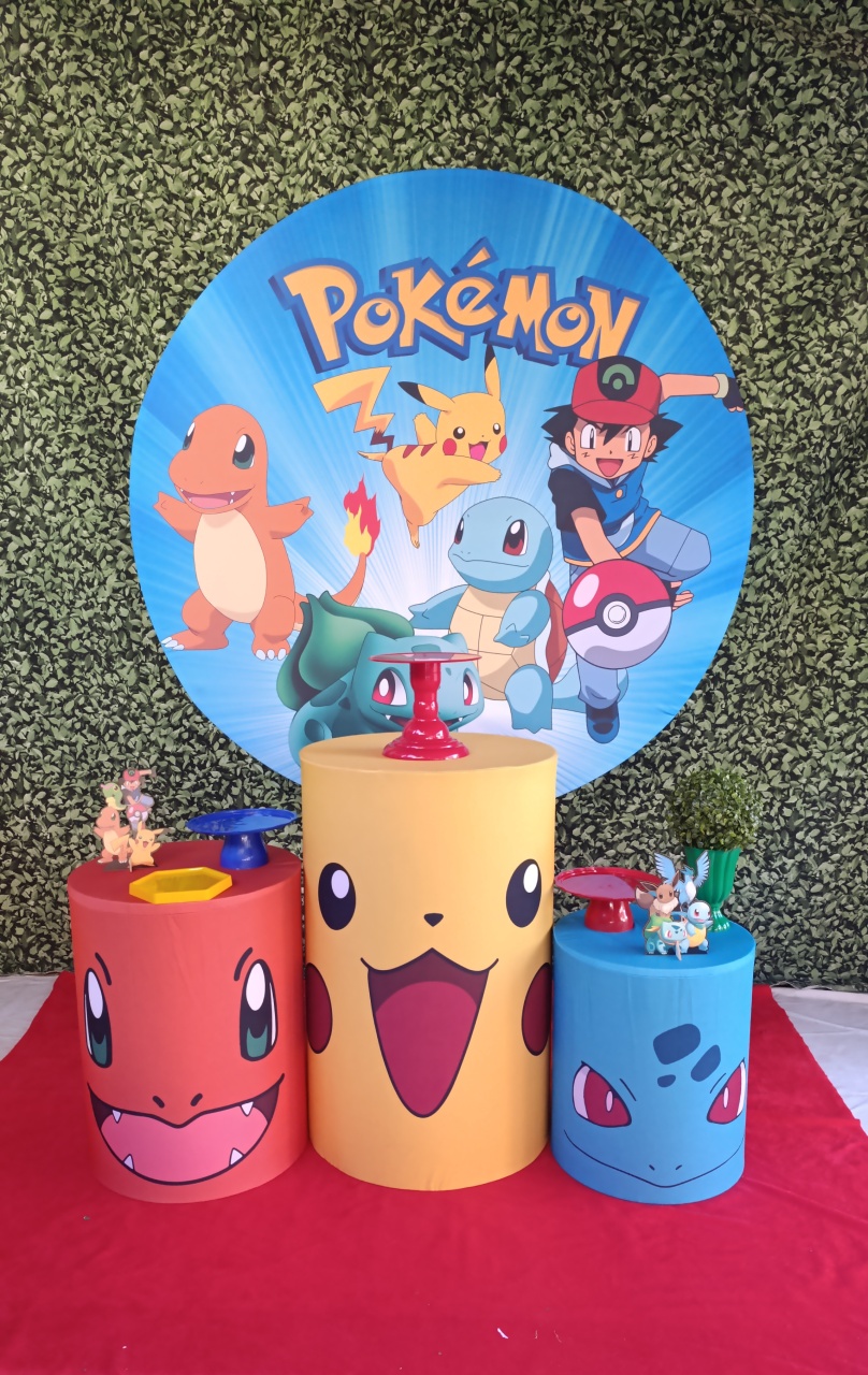 Pokémon - Kit Celebrar - FELIZ DATA PEGUE E MONTE 