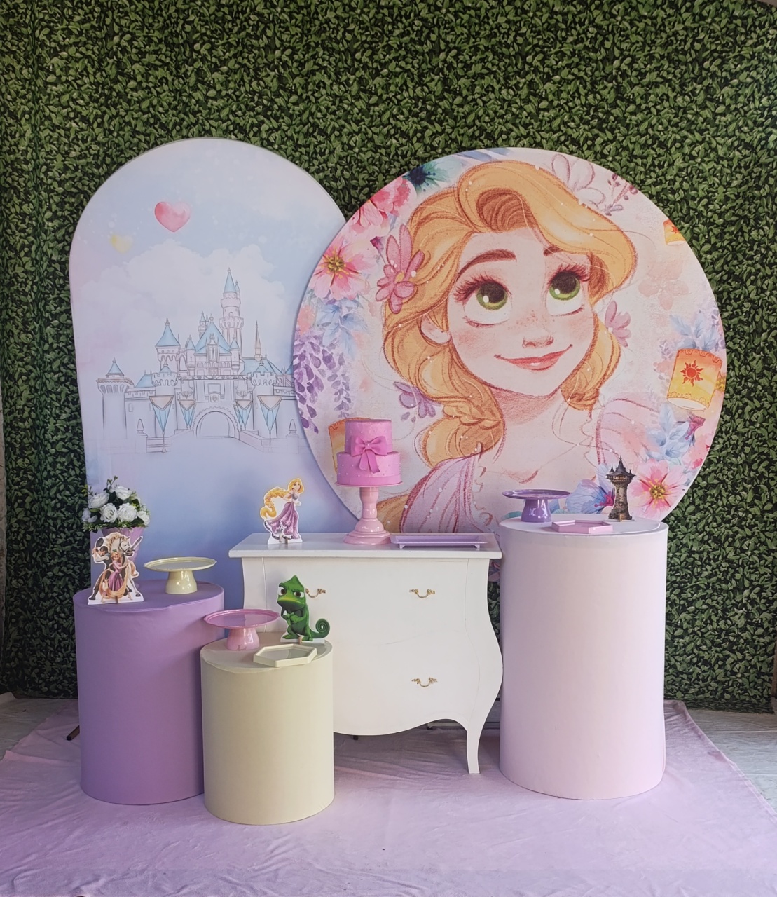 Rapunzel -Kit Felicidade  - FELIZ DATA PEGUE E MONTE 
