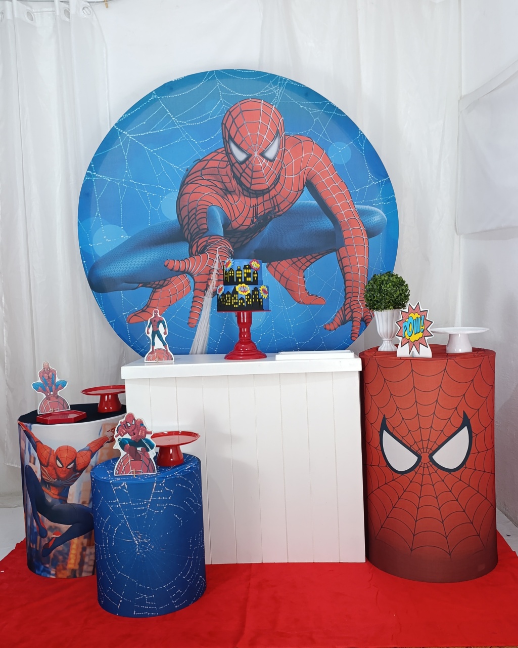 Homem Aranha - Kit Comemore  - FELIZ DATA PEGUE E MONTE 